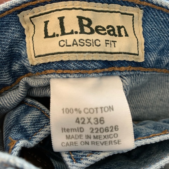 4 pair LLBean men’s denim jeans - Picture 2 of 2
